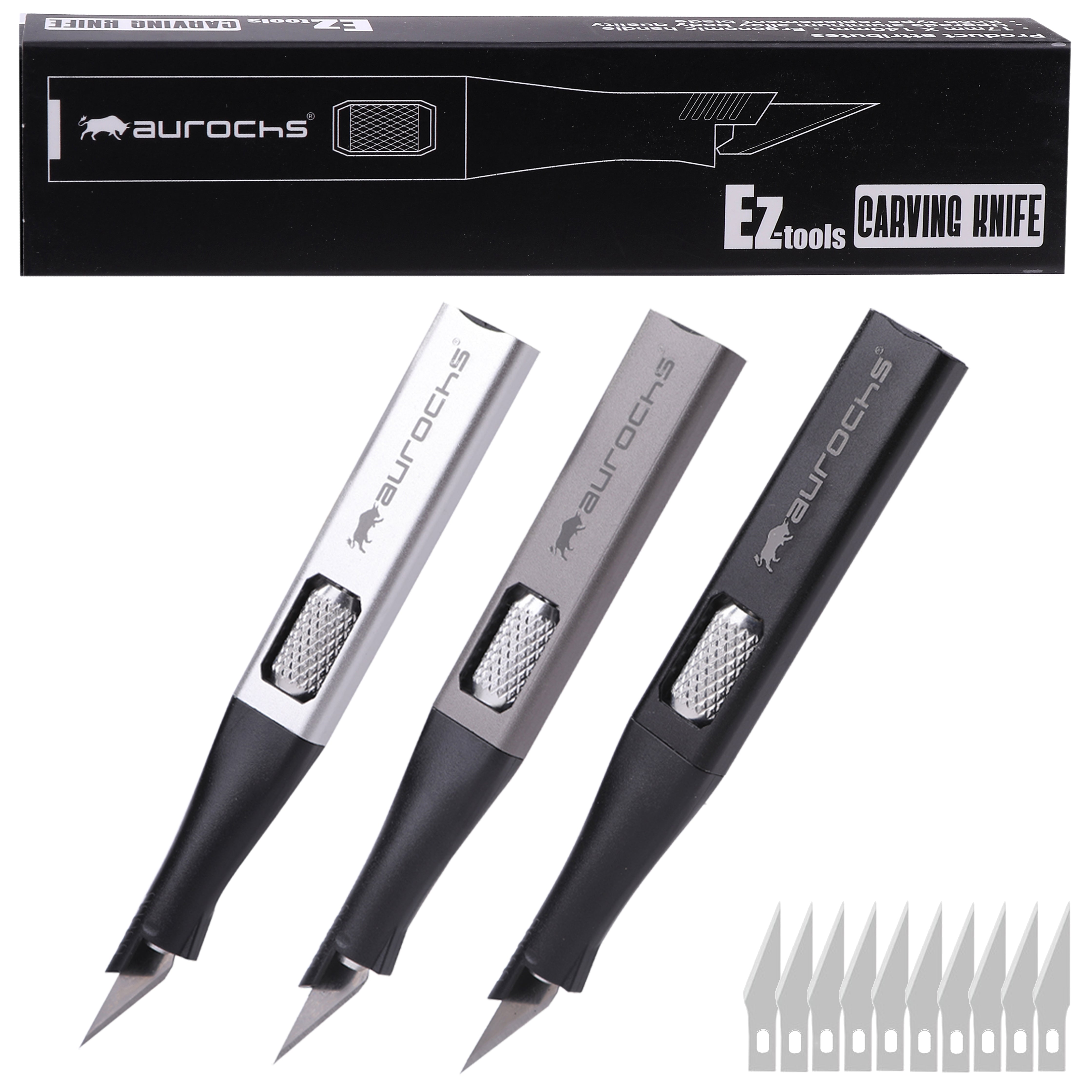 EZ-tools カービングナイフ 替刃 10枚付 – aurochs ONLINE STORE
