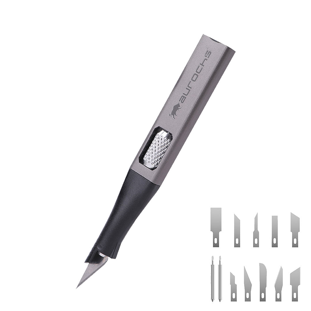 aurochs EZ-tools カービングナイフ DX12 替刃11種12刃枚付