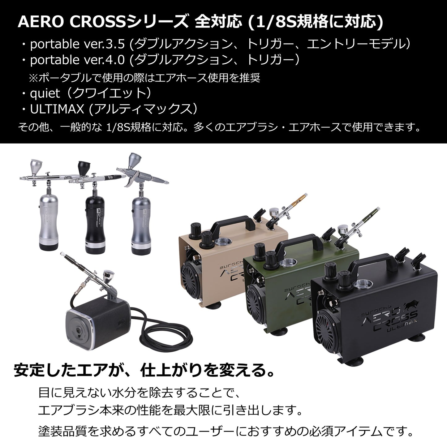 AERO CROSS air brush filters エアロクロス エアブラシ用エアフィルター　ACF-01