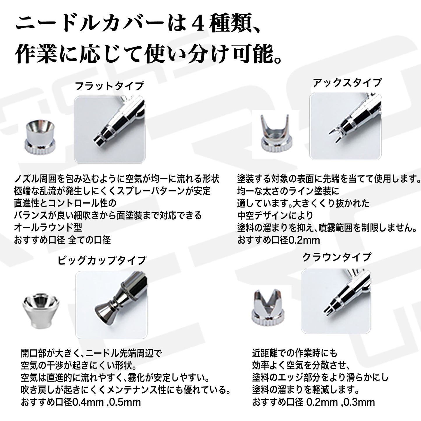 aurochs AERO CROSS portable ver.4.0  ハンドピース (ダブルアクション トリガータイプ)