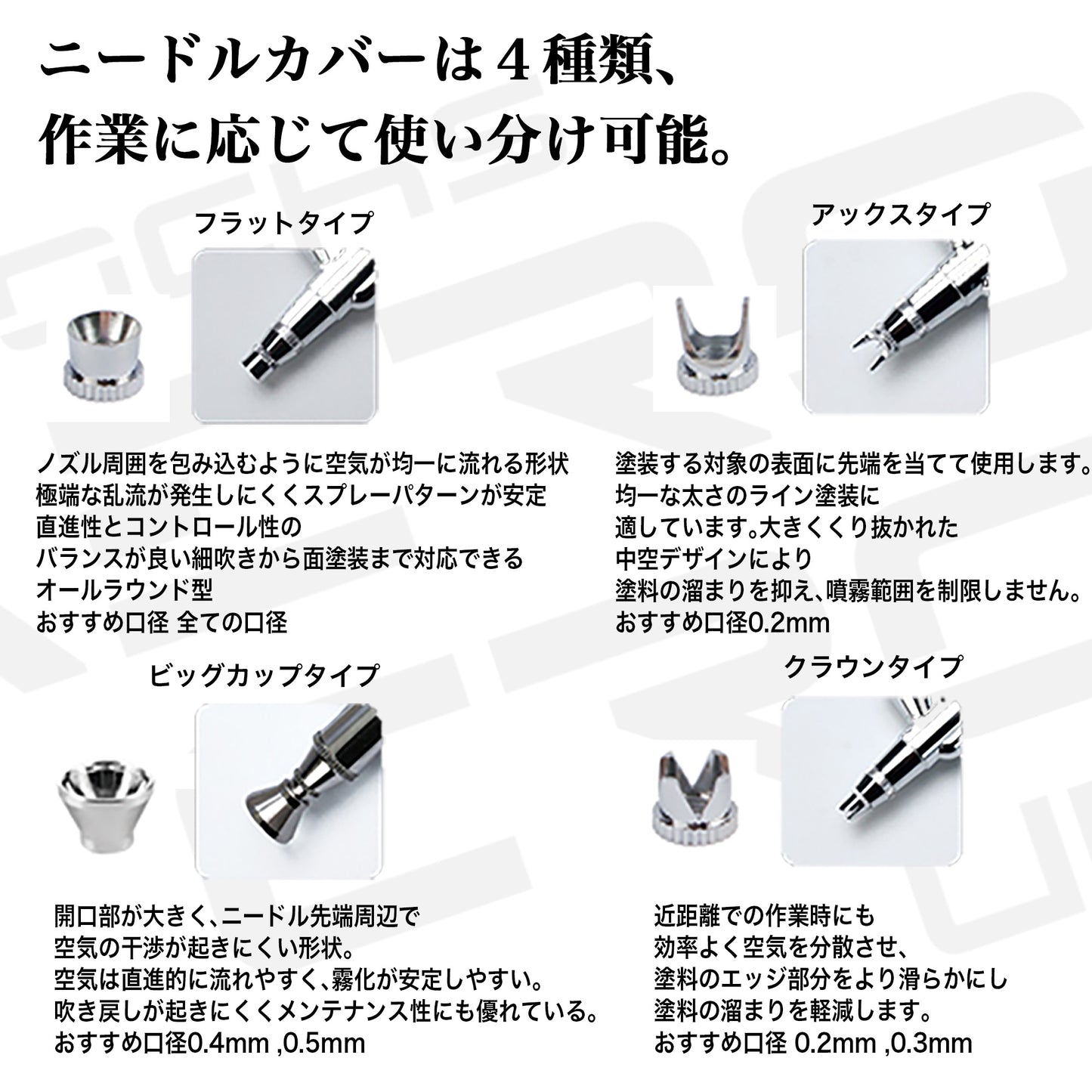 aurochs AERO CROSS portable ver.4.0  ハンドピース (ダブルアクション トリガータイプ)