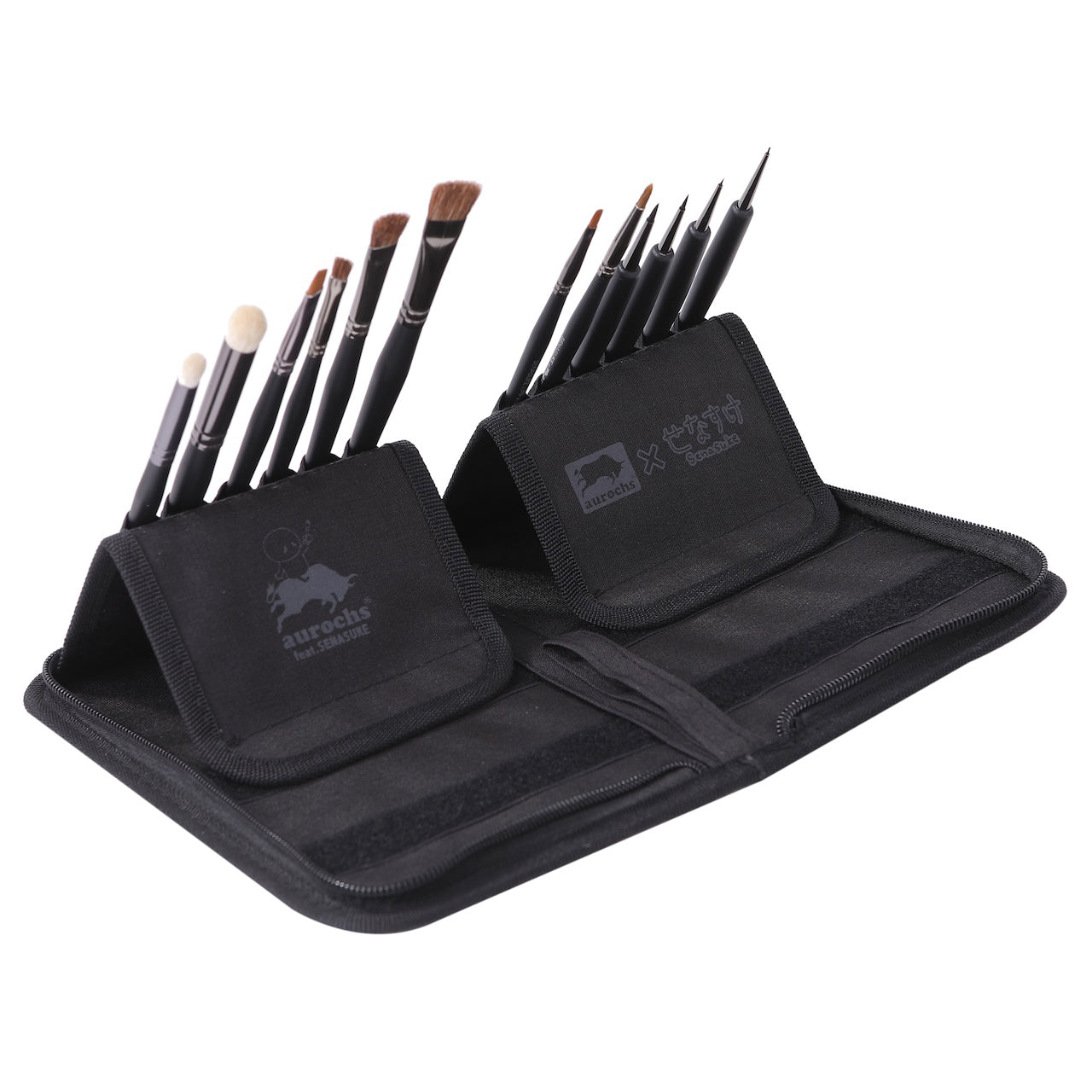 【せなすけ監修】aurochs × SENASUKE BRUSH MASTER 12本セット プロペインターが選んだ究極の筆 細部描写 ウェザリング 塗装全工程に対応 せなすけコラボ