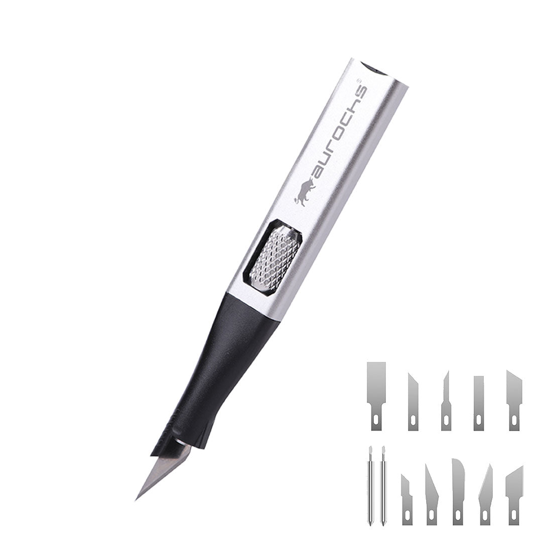 aurochs EZ-tools カービングナイフ DX12 刃先11種12刃枚付 – aurochs