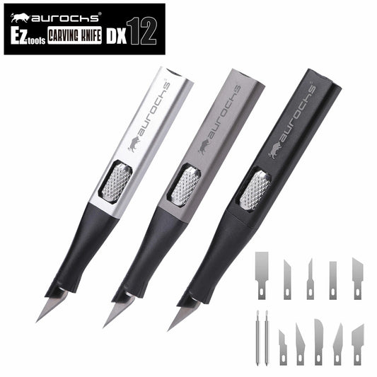 aurochs EZ-tools カービングナイフ DX12 替刃11種12刃枚付